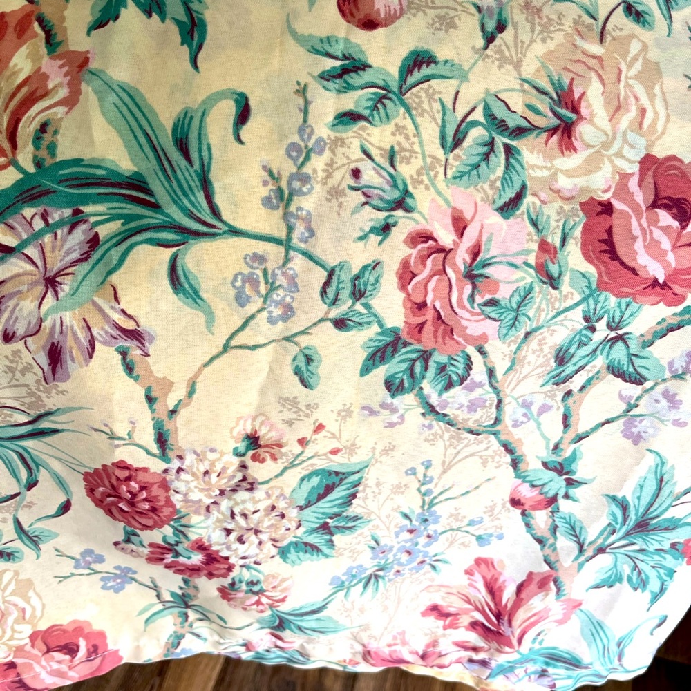 Rose Flowered Shower Curtain